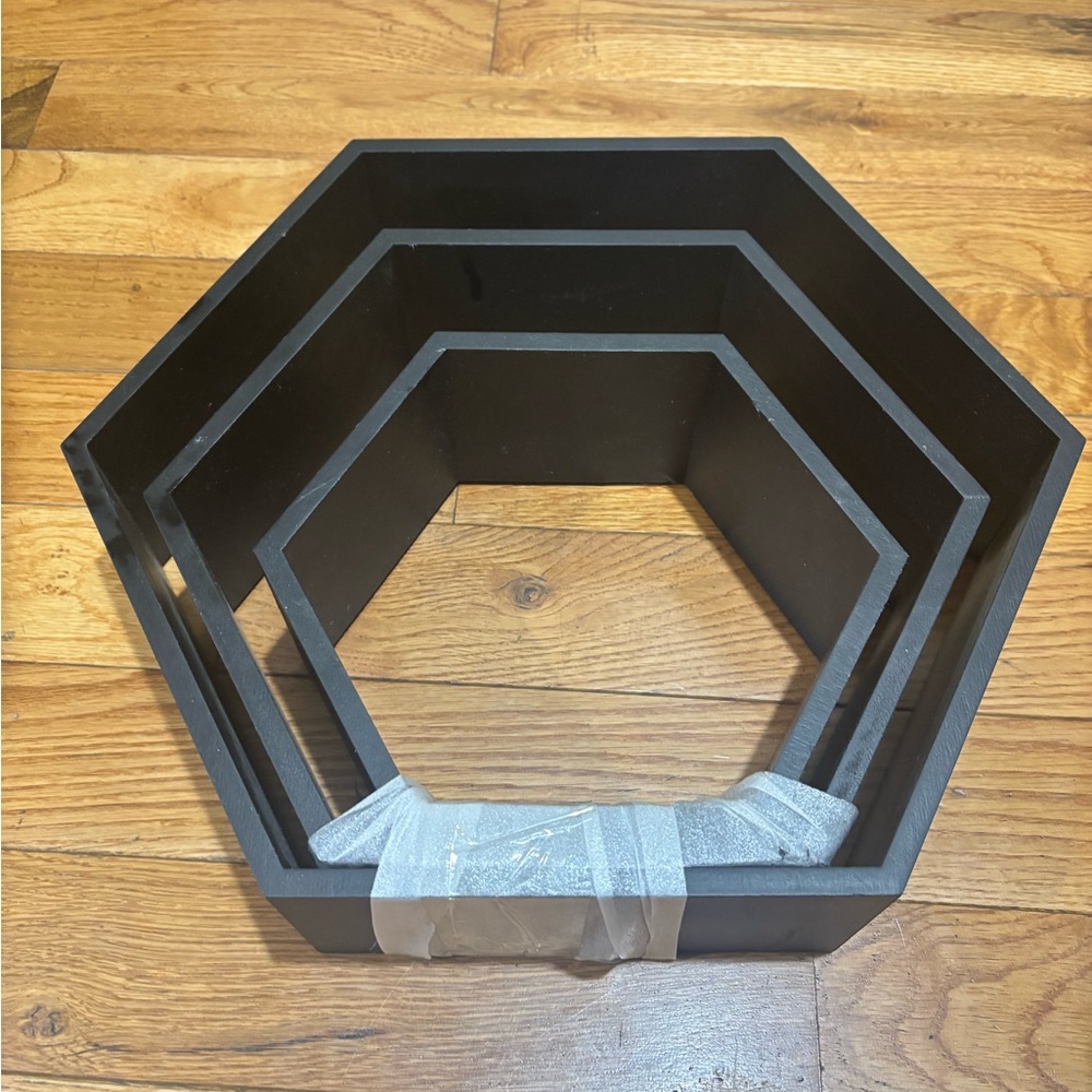 Interior Design Floating Wall Shelves Modern Black
